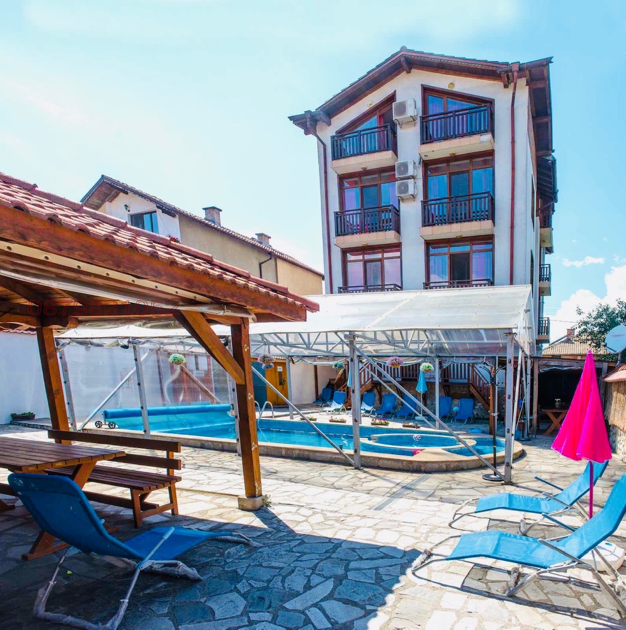 Hotel for Sale in Banya, Blagoevgrad Province, Bulgaria — 625 m² — exterior view