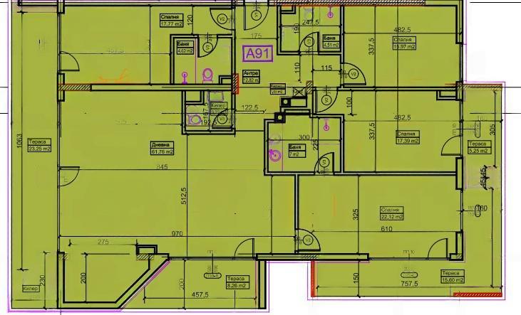 Apartments For Sale Multi-Room, Sofia, Krastova Vada