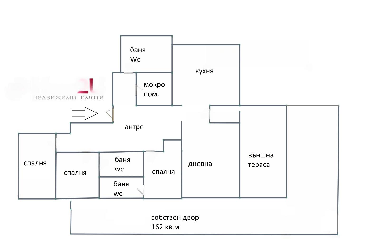 Apartments For Sale 4-Room, Sofia, Lozenets