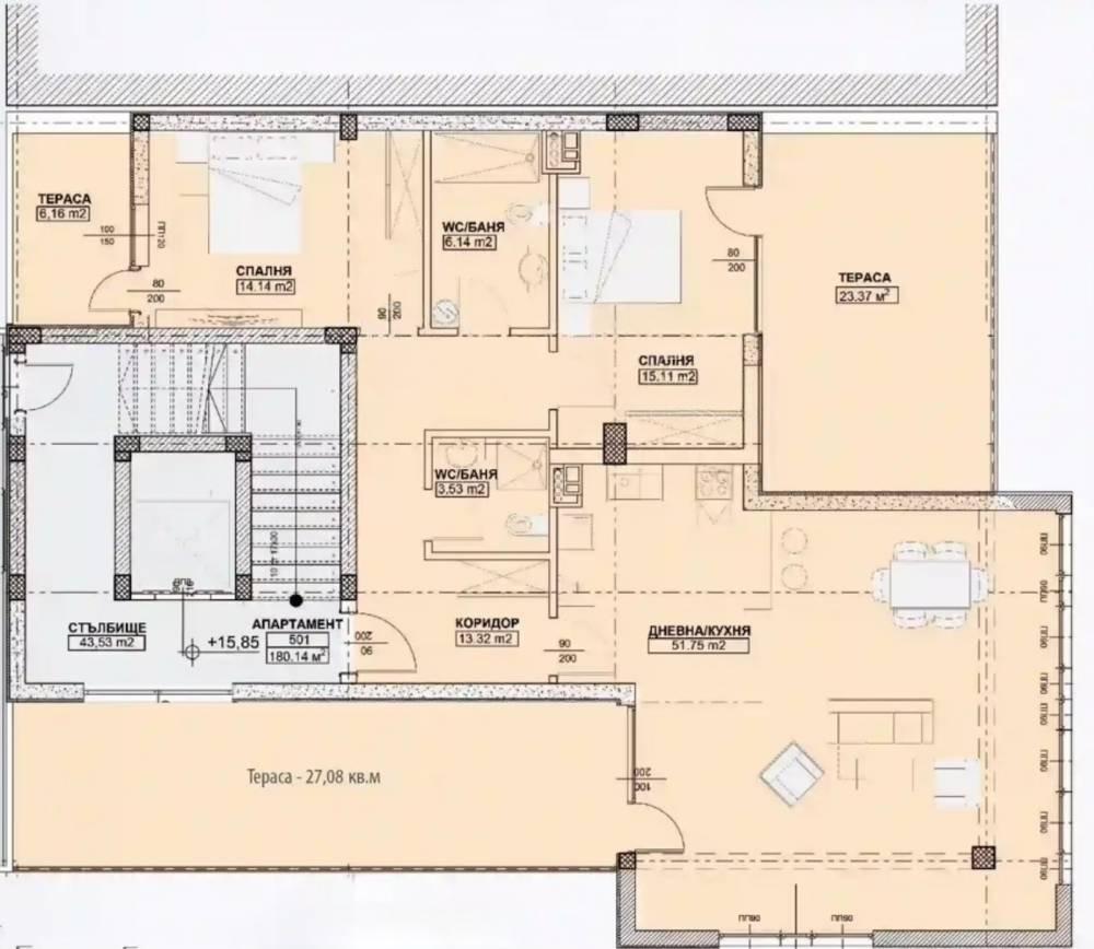 Apartments For Sale 3-Room, Sofia, Dianabad
