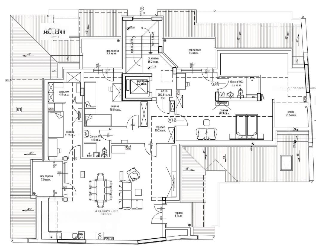 Apartments For Sale 4-Room, Varna, Tsveten Kvartal