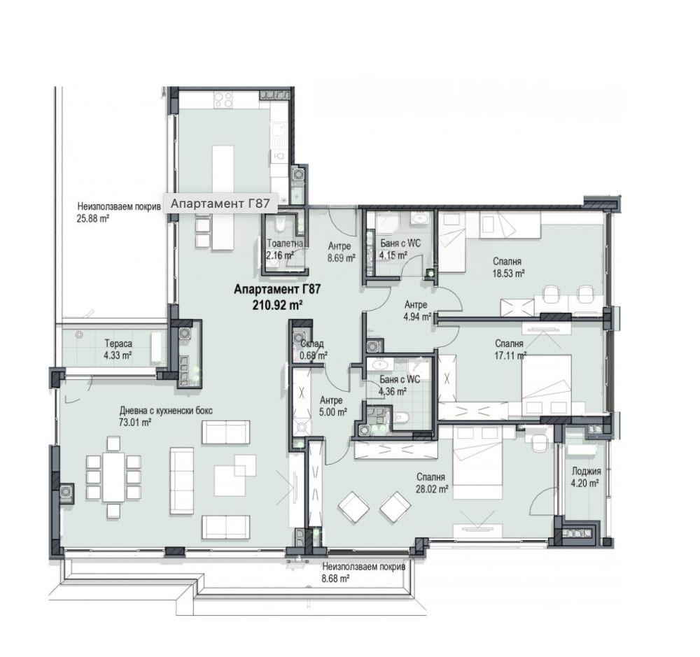 Apartments For Sale Multi-Room, Sofia, Krastova Vada