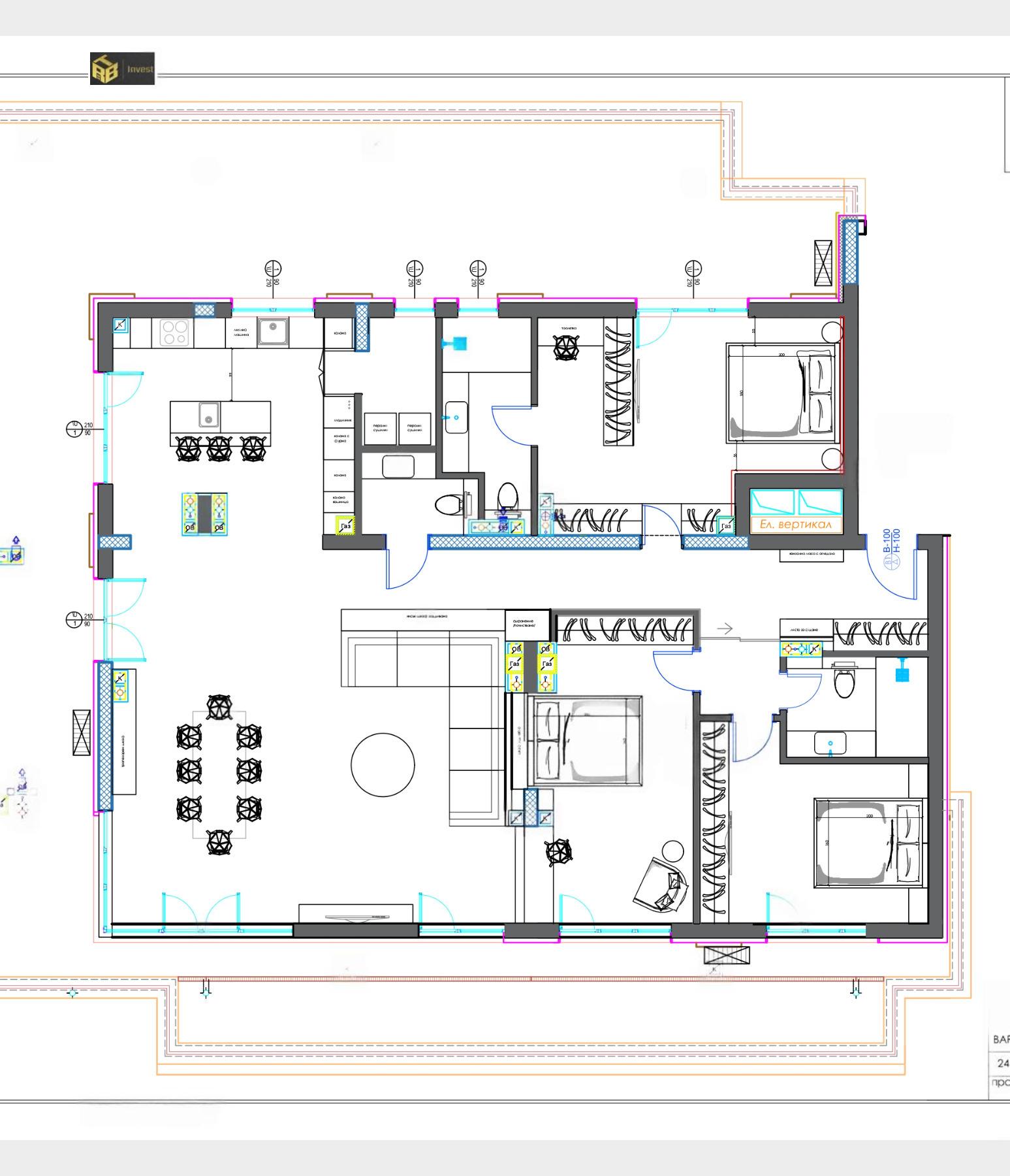 Apartments For Sale 4-Room, Sofia, Vitosha