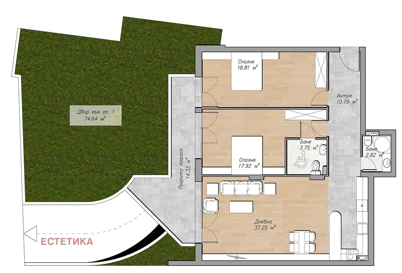 Apartments For Sale 3-Room, Sofia, Oborishte
