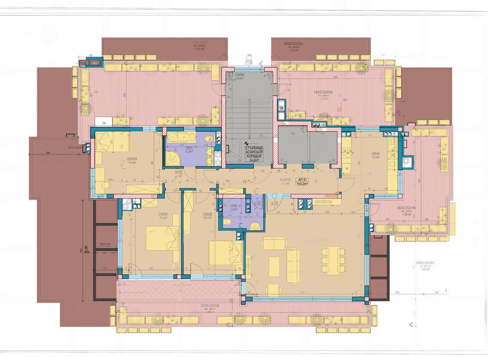 Apartments For Sale 4-Room, Sofia, Hladilnika