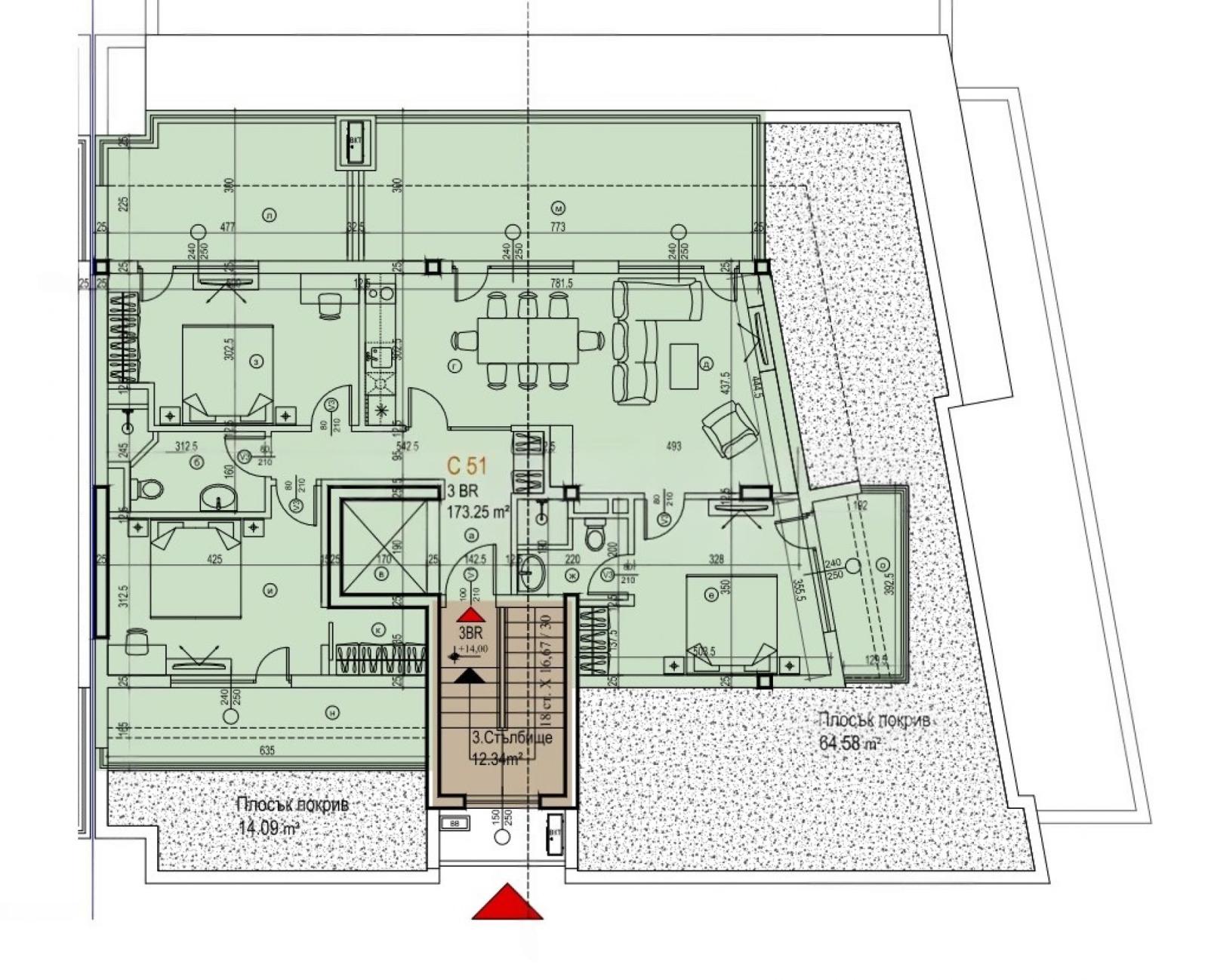 Apartments For Sale 4-Room, Sofia, Manastirski Livadi