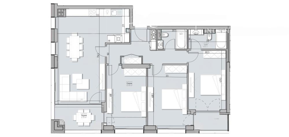 Apartments For Sale 4-Room, Sofia, Krastova Vada