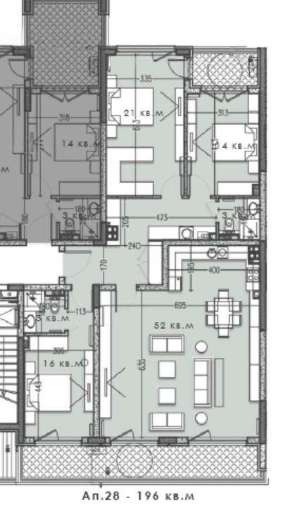Apartments For Sale 4-Room, Sofia, Krastova Vada