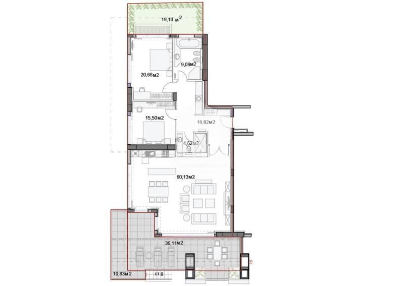 Apartments For Sale 3-Room, Varna, Sunny Day Resort