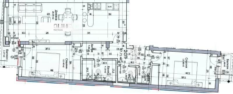 Apartments For Sale 3-Room, Sofia, Lozenets