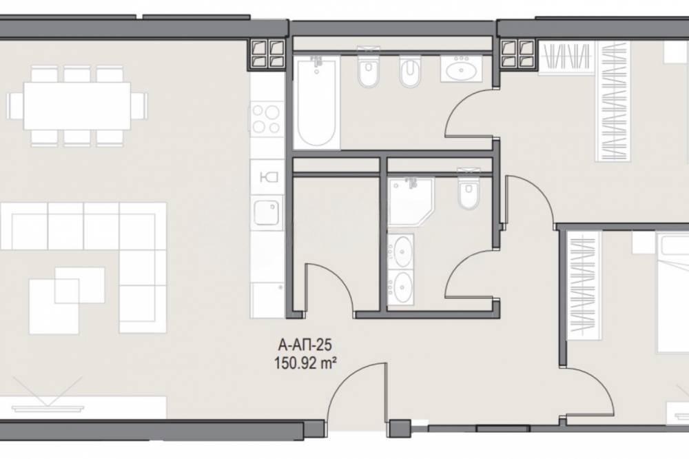 Apartments For Sale 3-Room, Sofia, Oborishte