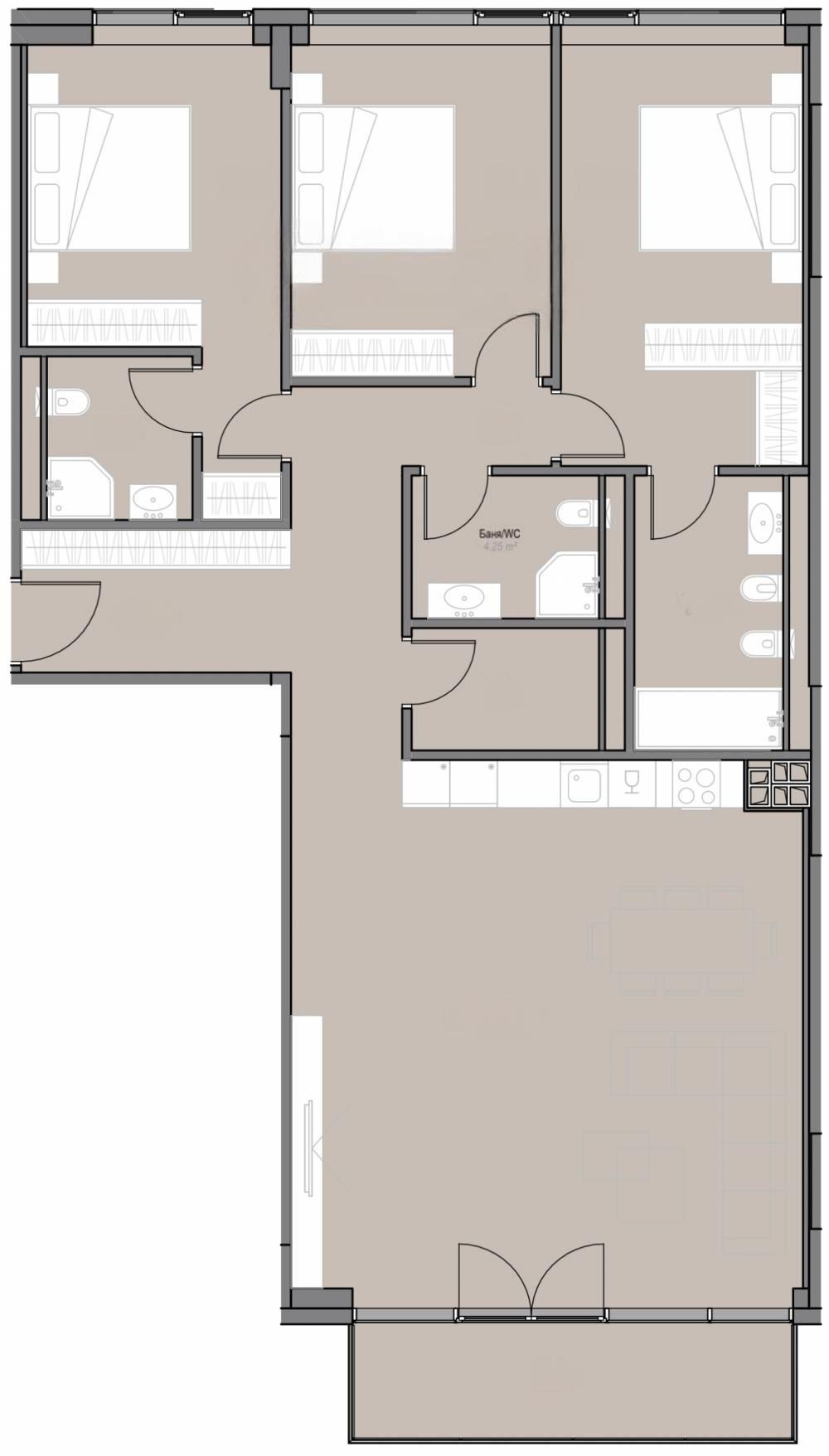 Apartments For Sale Multi-Room, Sofia, Oborishte