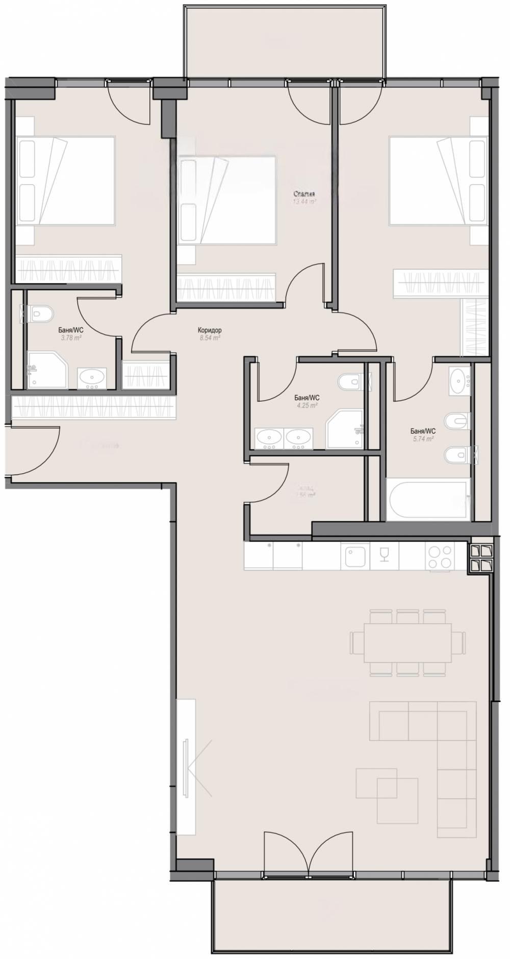 Apartments For Sale Multi-Room, Sofia, Oborishte