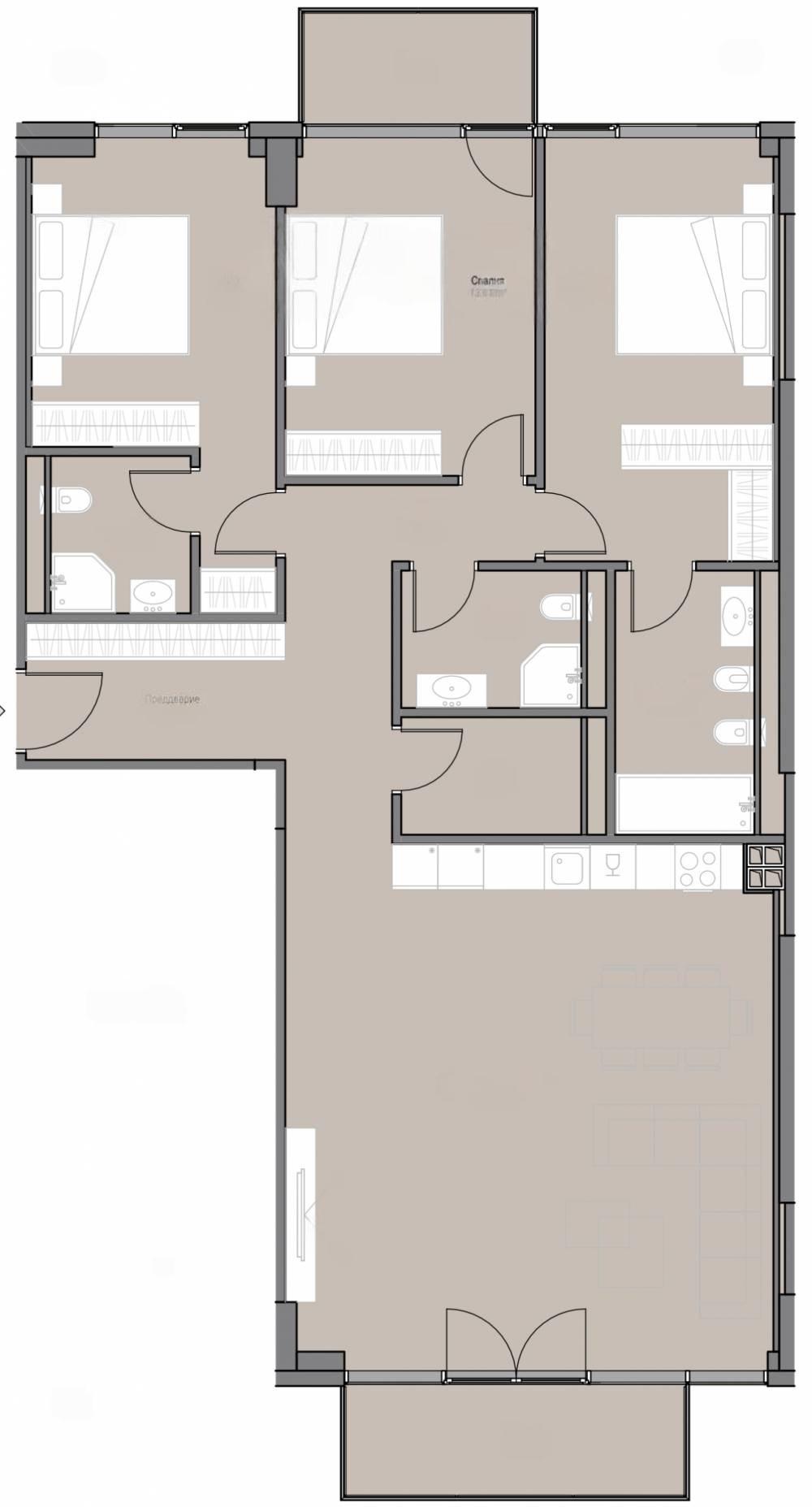 Apartments For Sale Multi-Room, Sofia, Oborishte