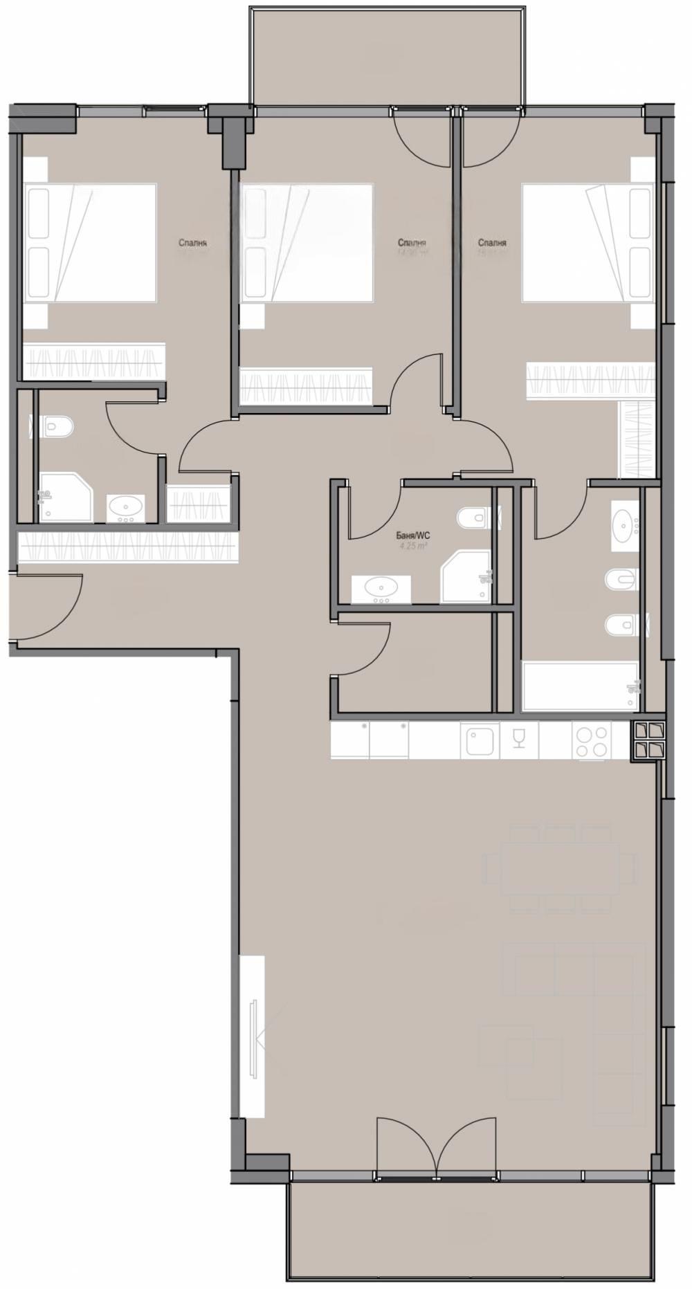 Apartments For Sale Multi-Room, Sofia, Oborishte