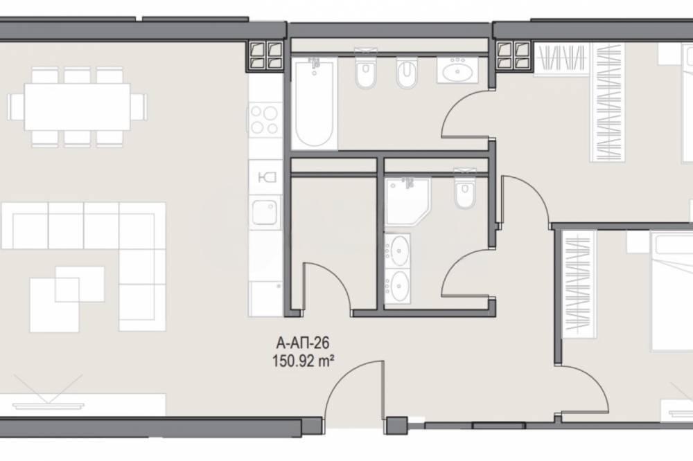 Apartments For Sale 3-Room, Sofia, Oborishte