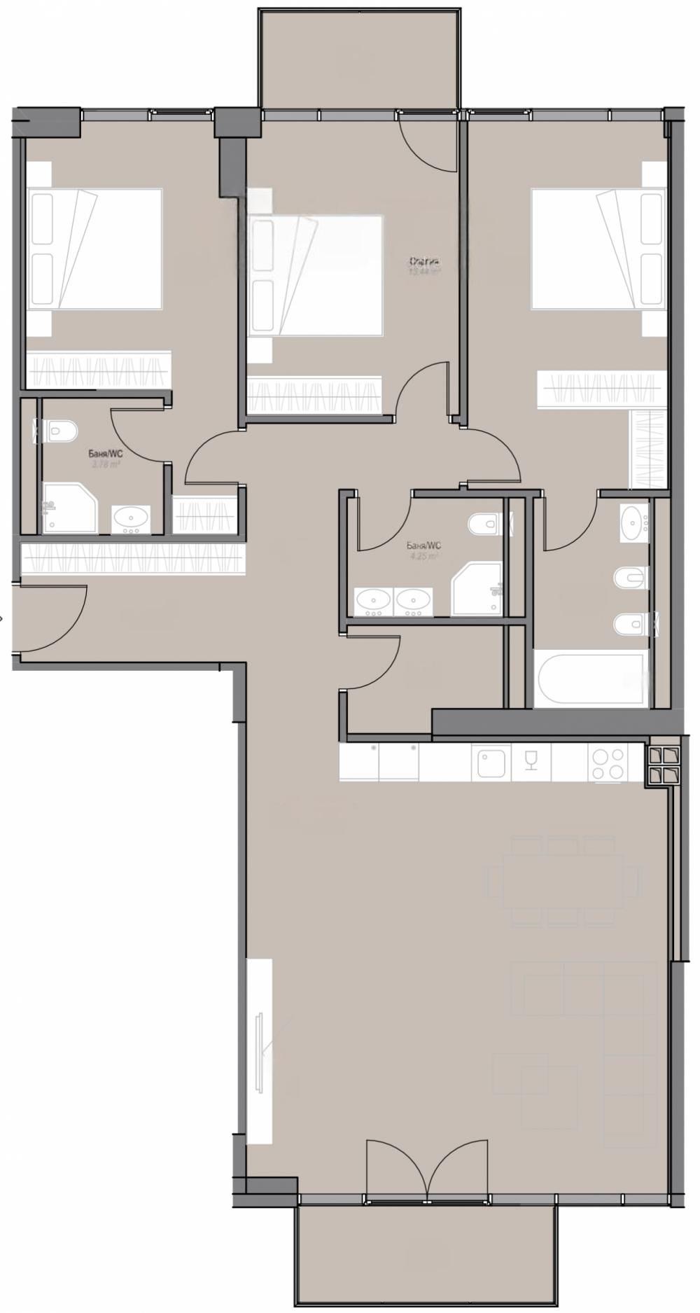 Apartments For Sale Multi-Room, Sofia, Oborishte