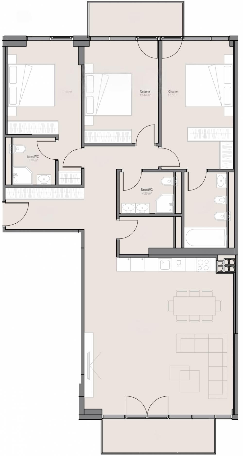 Apartments For Sale Multi-Room, Sofia, Oborishte