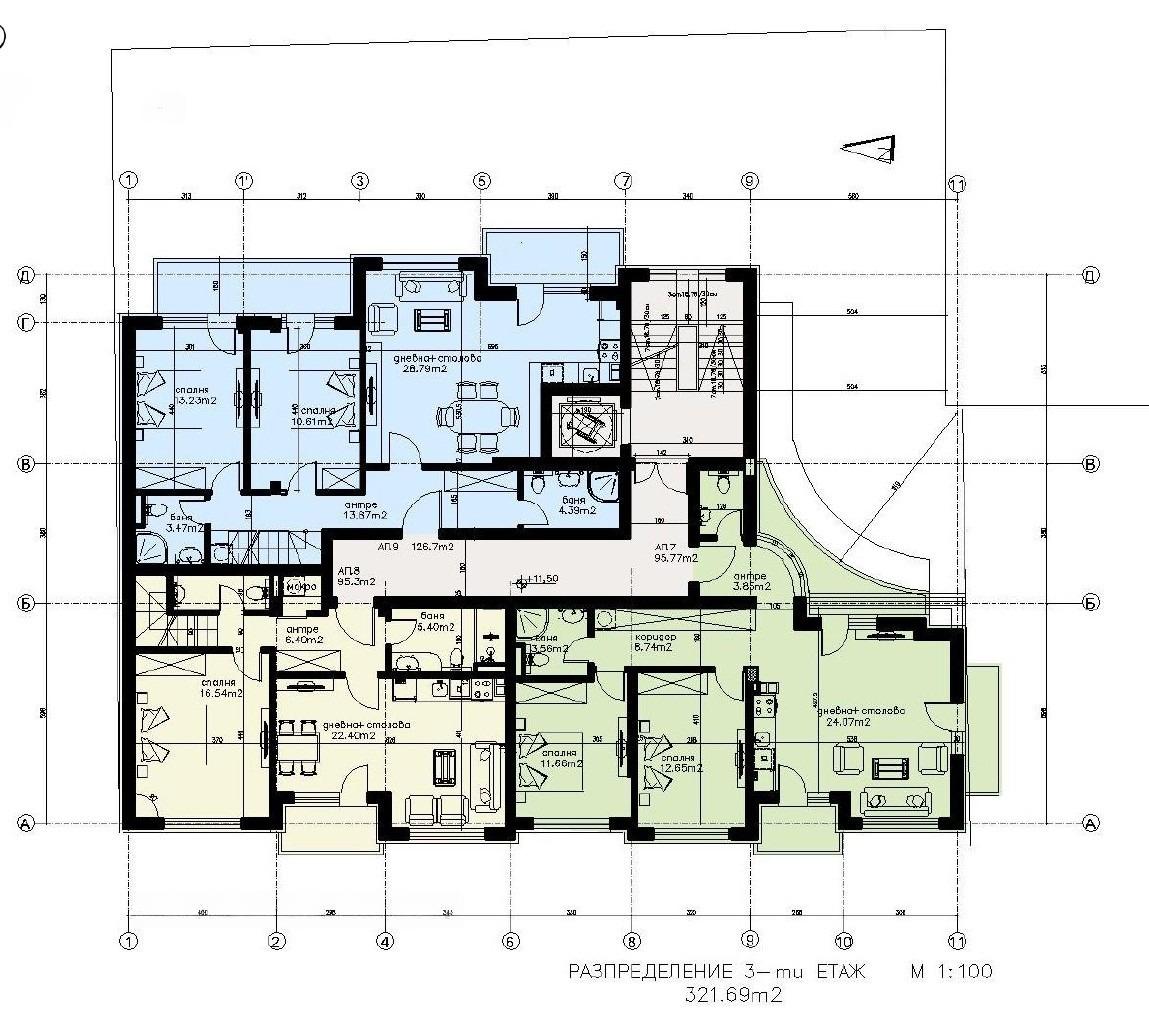 Apartments For Sale 2-Room, Sofia, Center