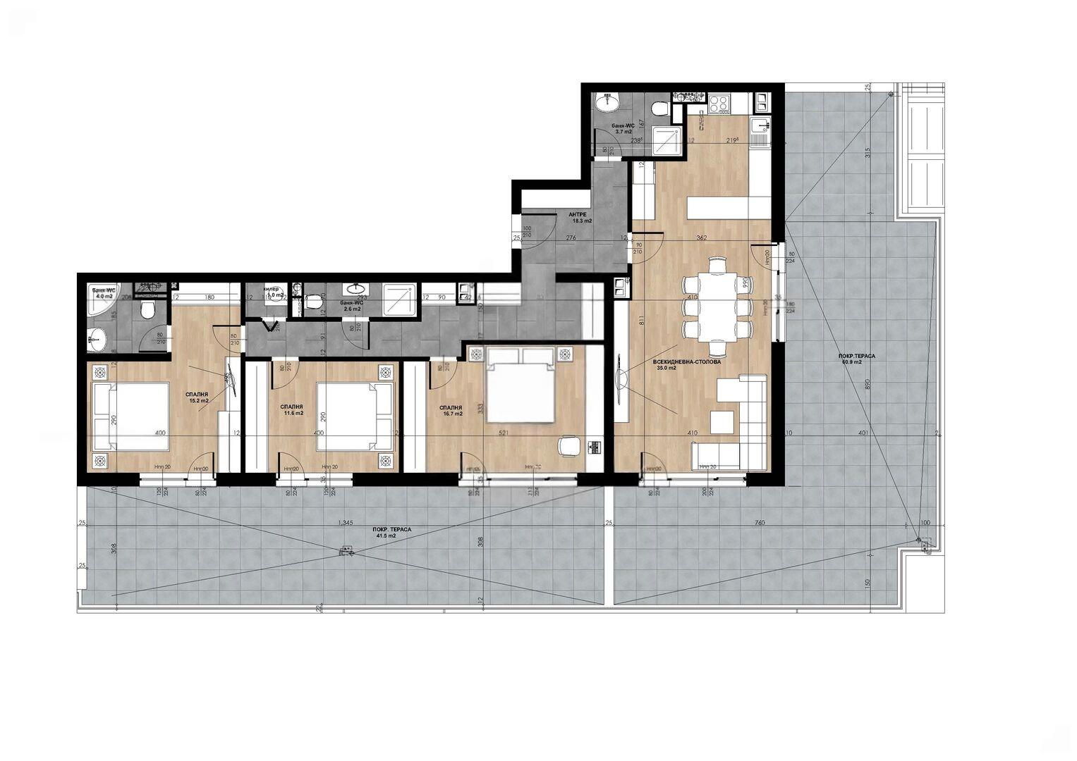 Apartments For Sale 4-Room, Sofia, Mladost 2