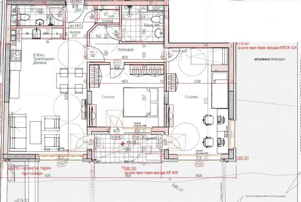 Apartments For Sale 3-Room, Sofia, Lozenets