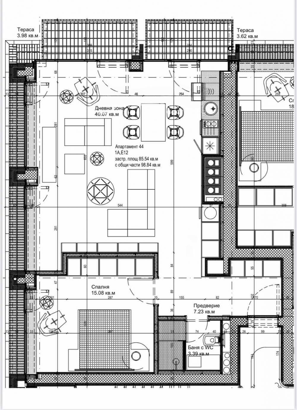 Apartments For Sale 3-Room, Sofia, Manastirski Livadi
