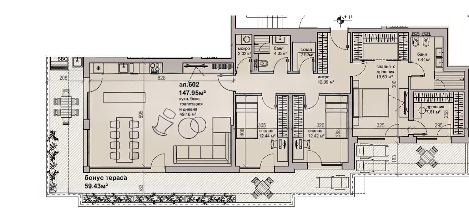 Apartments For Sale 4-Room, Sofia, Krastova Vada