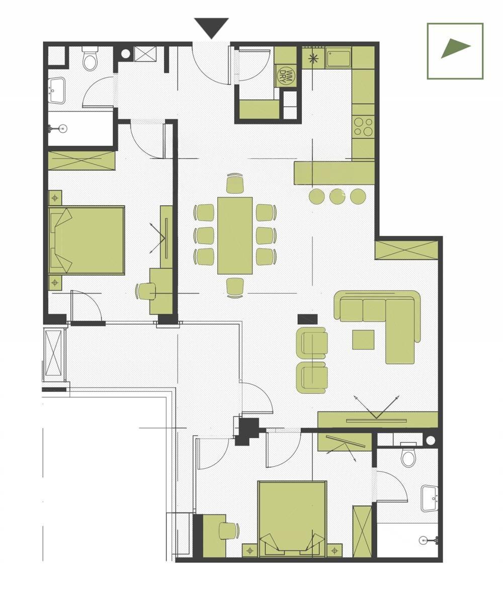 Apartments For Sale 3-Room, Sofia, Krastova Vada