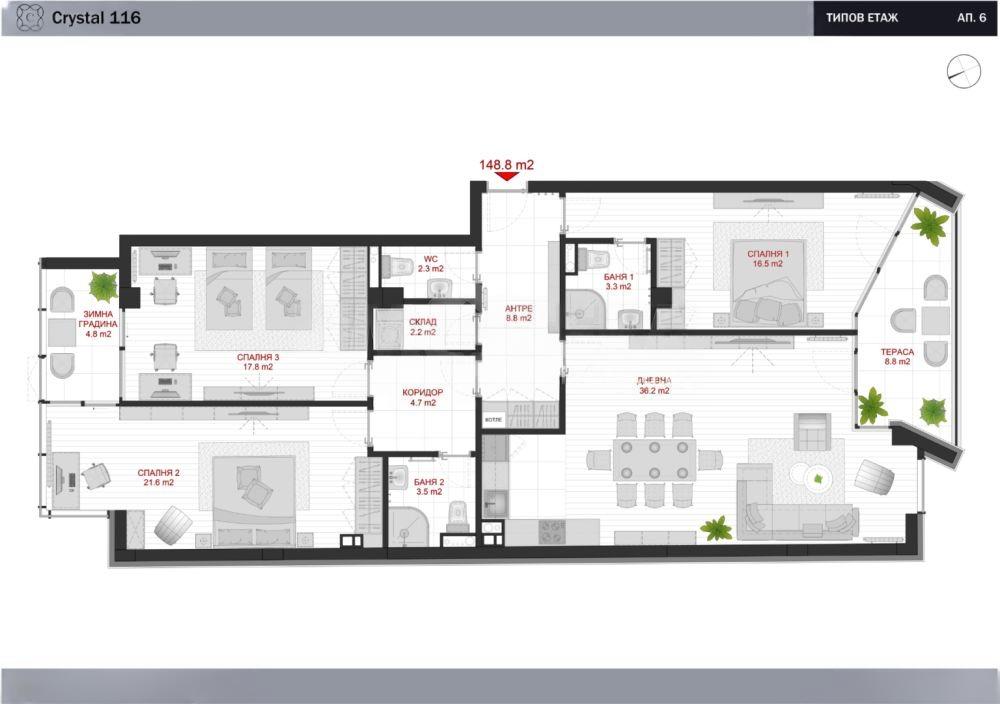 Apartments For Sale Multi-Room, Sofia, Manastirski Livadi