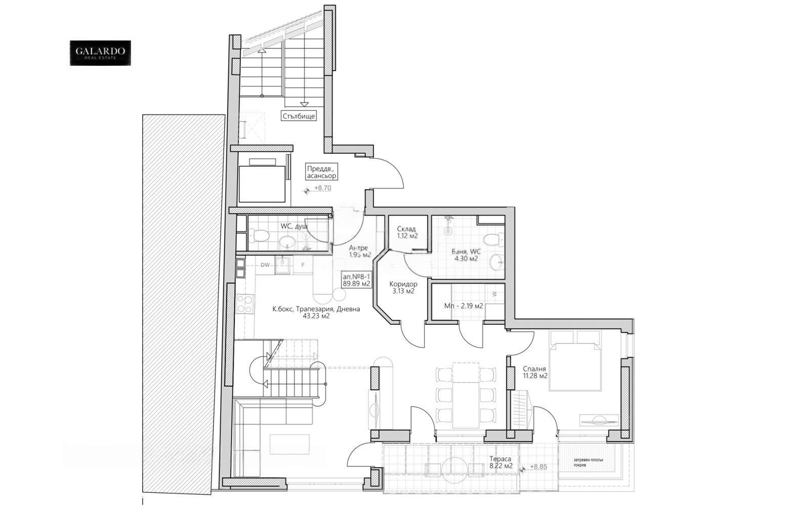 Apartments For Sale 4-Room, Sofia, Lozenets