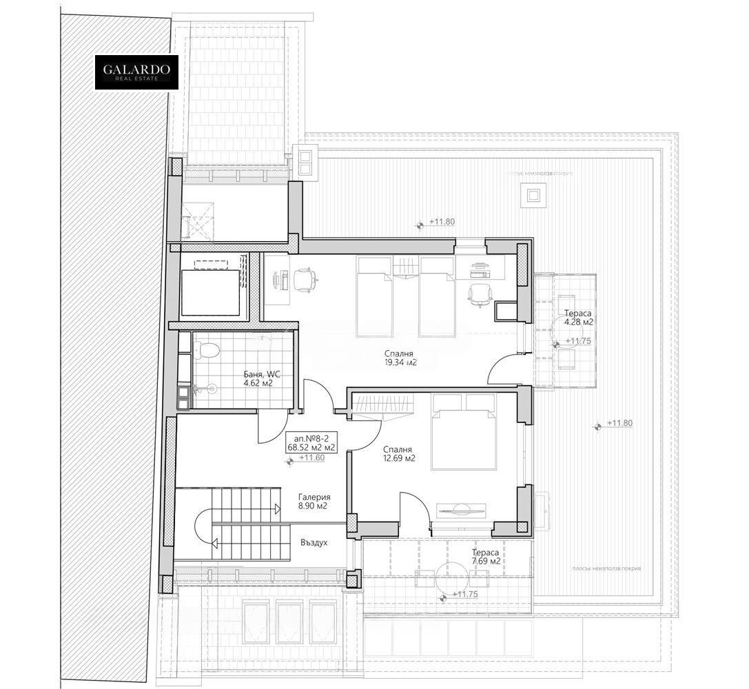 Apartments For Sale 4-Room, Sofia, Lozenets