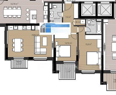Apartments For Sale 3-Room, Sofia, Izgrev