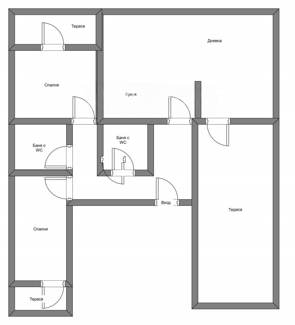 Apartments For Sale 3-Room, Sofia, Studentski Grad