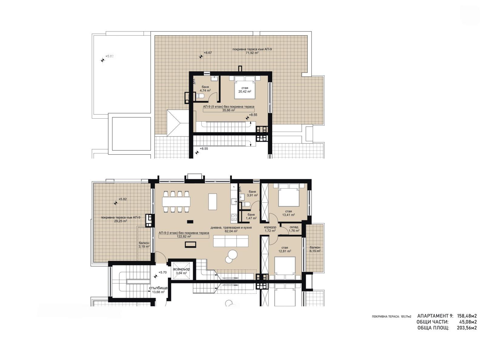 Apartments For Sale Maisonette, Sofia, American College Villa Zone